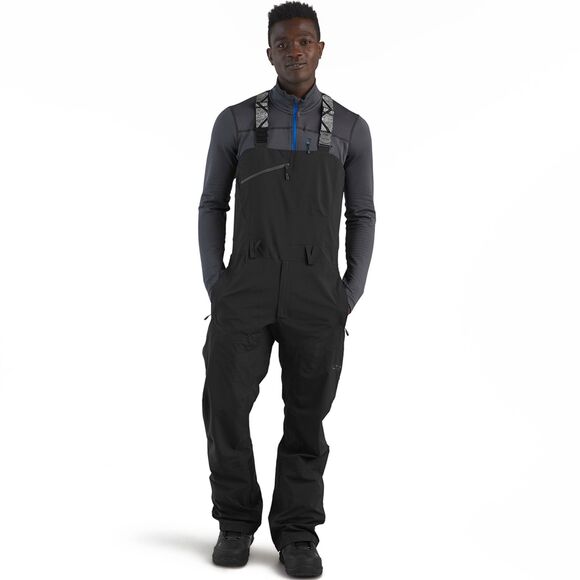 Outdoor Research x Arcade Men's Carbide Ski Snow Bibs Solid Black Medium - Picture 1 of 16